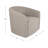  Nora Upholstered Swivel Accent Chair - Midtone Gray Fabric-195559859
