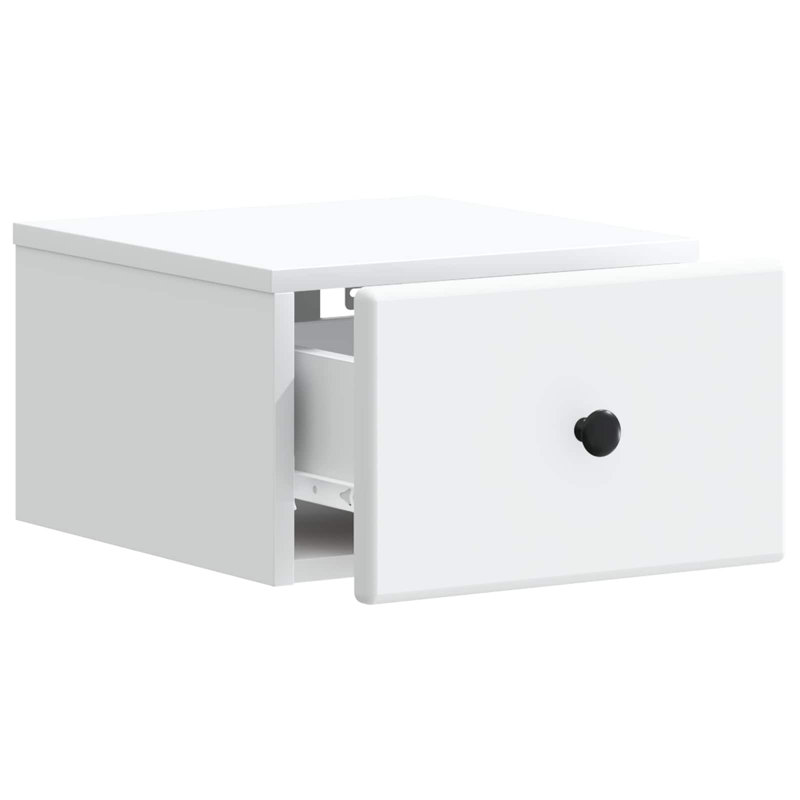 34.5cm W Engineered Wood Bedside Table