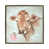 Toile blanche avec cadre flottant
