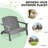 Adalius Outdoor Adirondack Chair