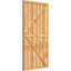TimberCraft 5 3/8 "encadré avec panneaux n-lattes avec Z-Bar, cèdre rouge de l'Ouest-36420962-36420918