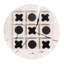 Wesson Tic Tac Toe in Ivory/Speckled Gray