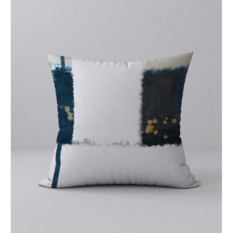 Abstract Throw Pillow, 24" H x 24" W