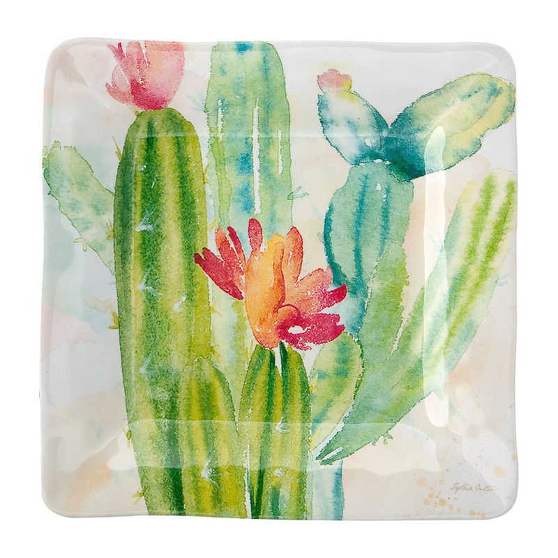Cactus, 6" Tidbit Plate S12