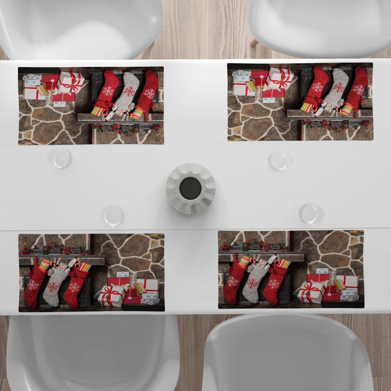 Polyester Abstract Rectangle Placemat