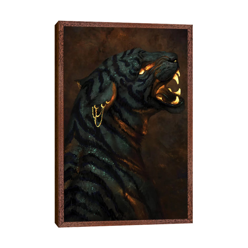 Cinder 1 Piece Wall Art on Canvas, 101.6cm H x 66.04cm W x 3.81cm D, Brown Framed