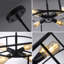 Lustre tambour unique à 4 lumières