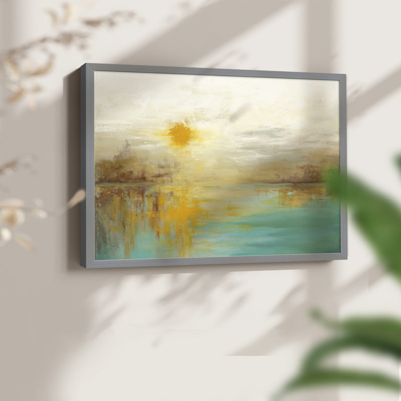 «Last Day of Summer» - Reproduction encadrée - Restickable, Grey, H 11 po x l 14 po