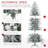 7.5Ft Tall Prelit Artificial Christmas Tree