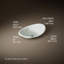 Iron Plains™ Metal Oval Vessel Bathroom Sink with Overflow-26272259