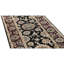 Manchuria Wool Oriental Area Rug in Black/Wine