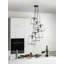 Leyva 6 - Light Black Cluster Pendant-35064255