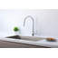 Robinet de cuisine à bec vers le bas Elegant Lighting-95236155