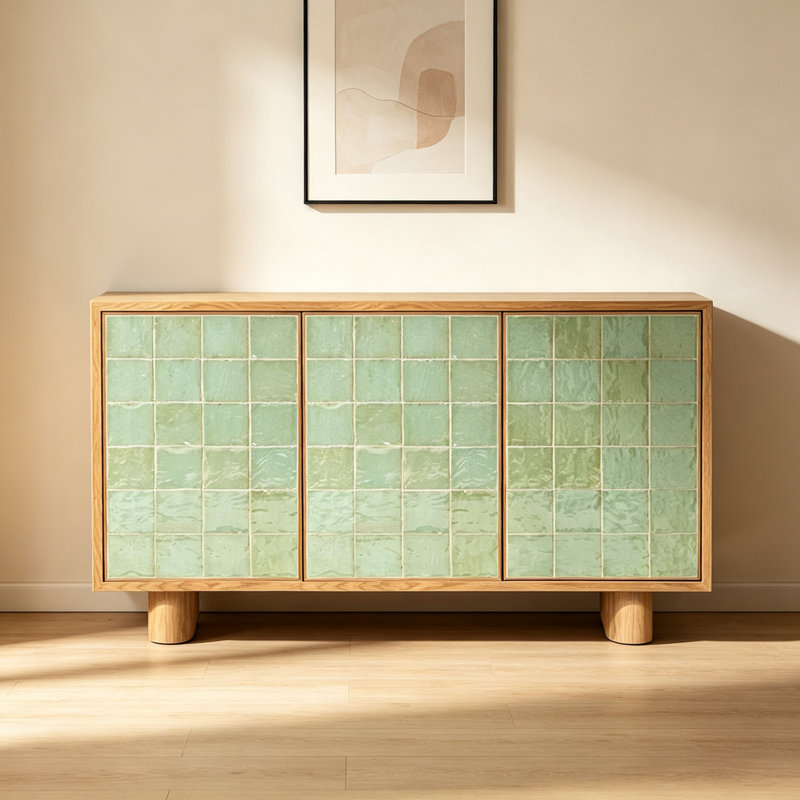 Buffet grande capacité de qualité supérieure, 36.22" H x 60.63" W x 15.75" D