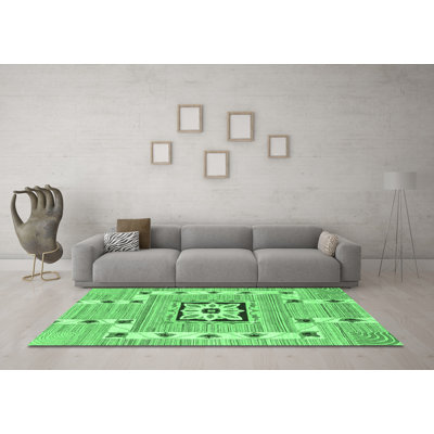 Washable Geometric Indoor Rug