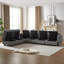 Canapé-lit modulaire moderne avec repose-pieds modulaire Sectiona-1712607168
