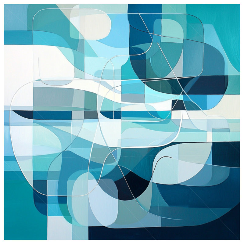 Abstract Throw Pillow, Art Double Sided Pillows, 16 x 16 inches