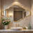 Irregular Metal Wall Mirror Asymmetrical Accent Mirror for Bathroom Living Room-1188900583-1188900580