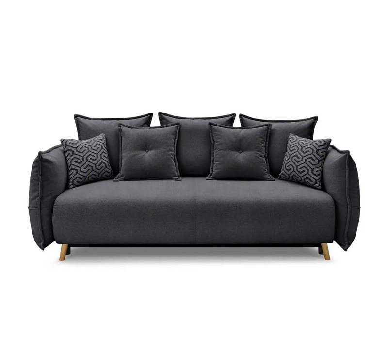 Canapé-lit 3 places, Anthracite