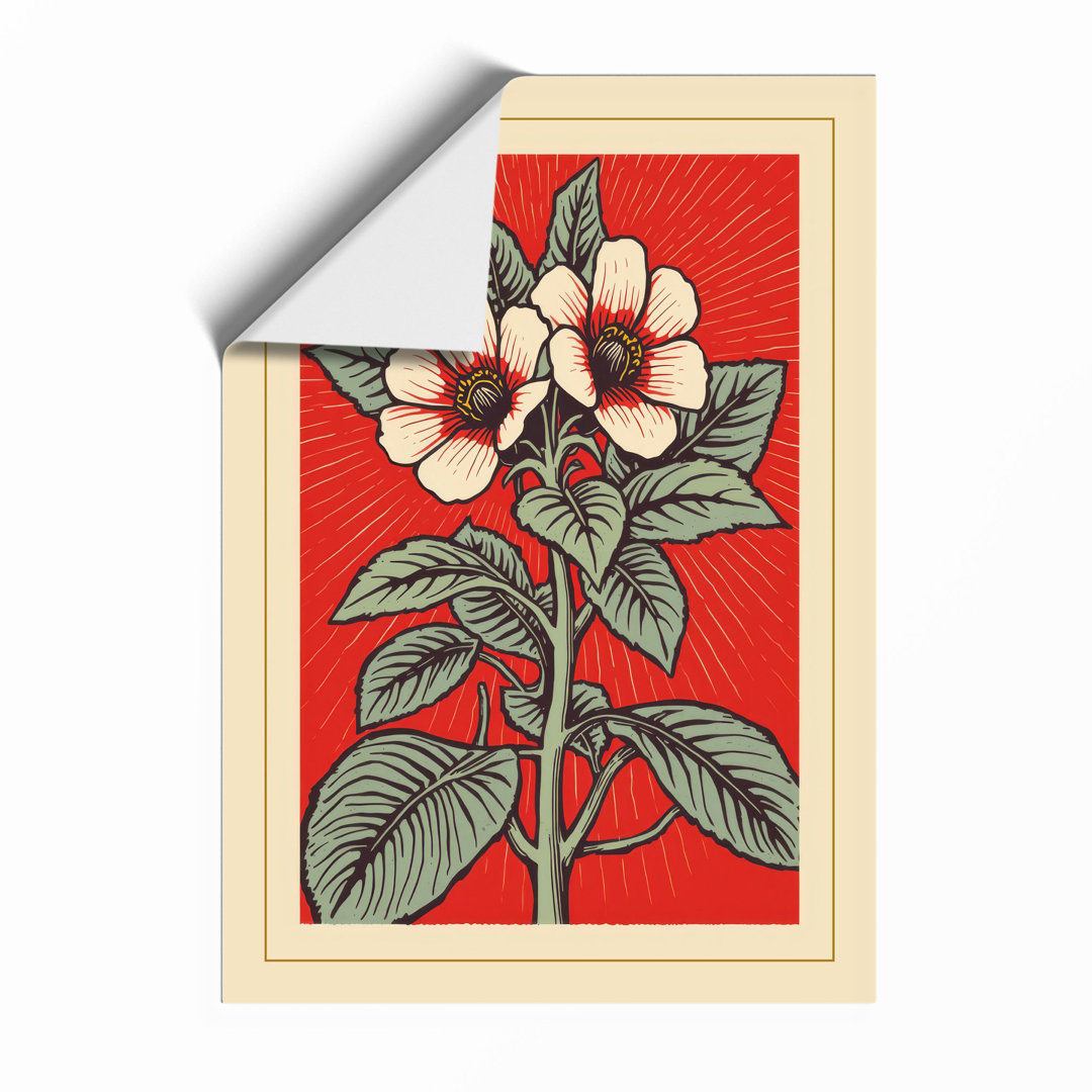 Delicate Bloom Botanical - Framed Print