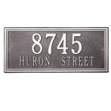 Double Line 2-Line Wall Address Plaque