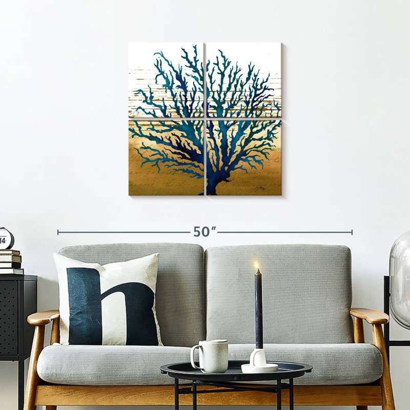 Brampt bleu côtier II, H 26 po x l 26 po