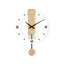 Horloges murales analogiques rondes blanches-455534446
