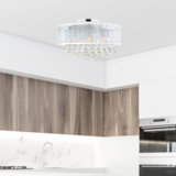Seidl Fabric Semi Flush Mount