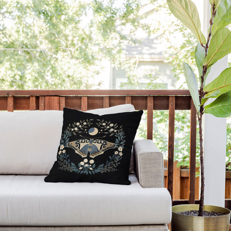 Coussin décoratif intérieur / extérieur en polyester , 18 po x 18 po