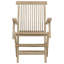 Chaise de patio pliante en teck-133970621