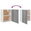 Armoire suspendue vidaXL Lyon Sonoma gris 50 x 31 x 60 cm-818109658