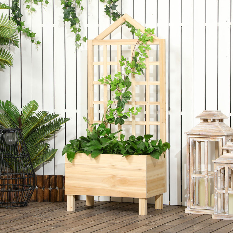 Wood Raised Garden Bed