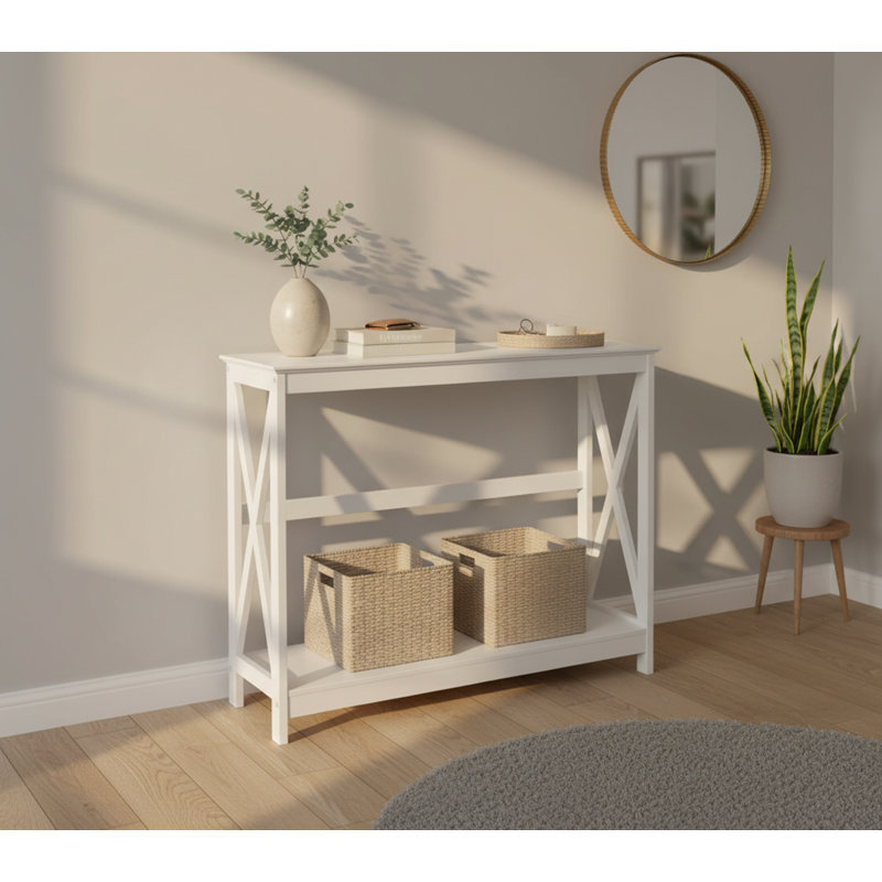 101.5cm Console Table, White