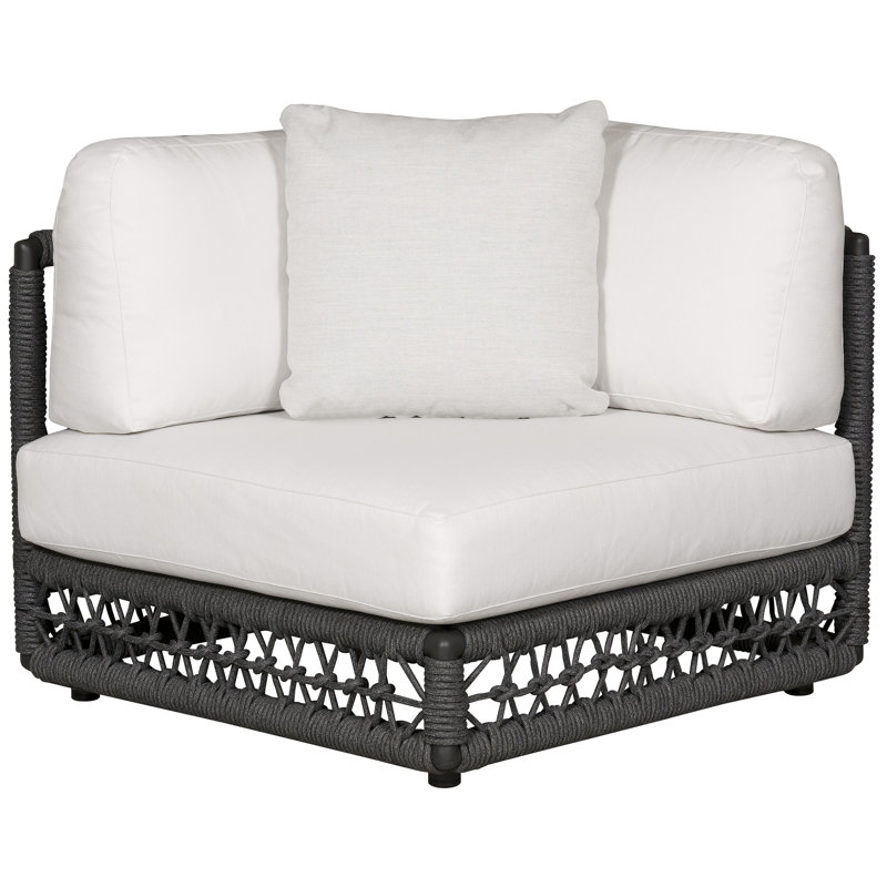 Chaise de coin d'extérieur Cedargrove by Michael Weiss, Toodaloo naturel