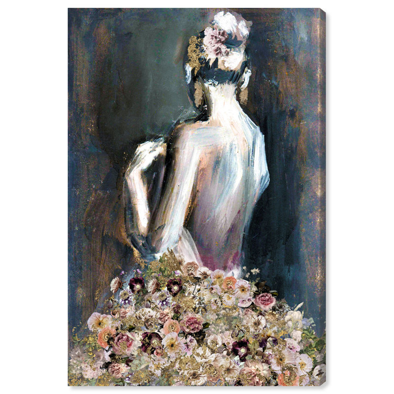 Pensée sur vous - impression sur toile, H 36 po x l 24 po, Toile tendue, Sans cadre