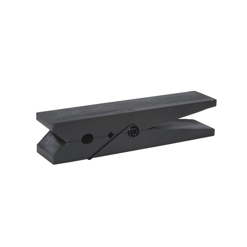 Divy Floating Shelf, Black, 5.1" H x 23.7" W x 4.9" D