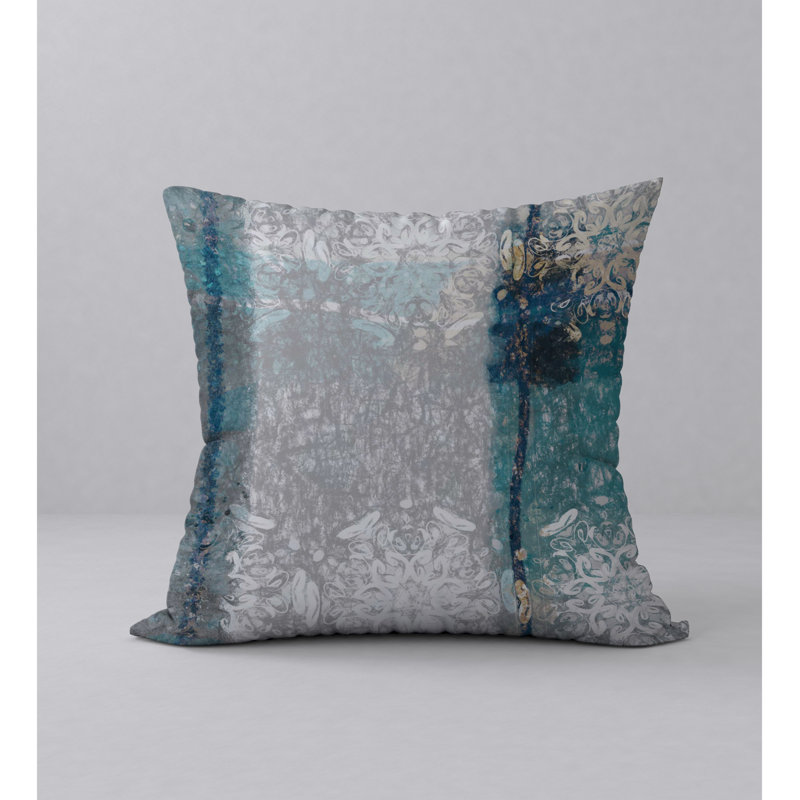 Geometric Reversible Throw Pillow, 18" x 18"