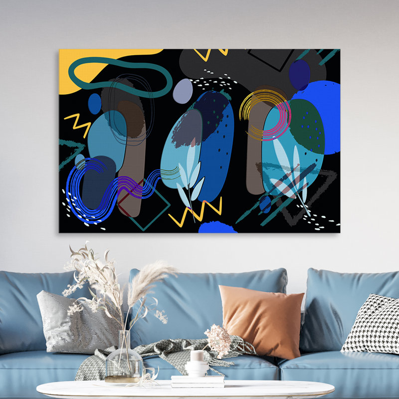 Painting Print, 12" H x 18" W x 1.5" D