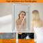 Armoire à pharmacie de salle de bain sans cadre 24 po x 36 po avec miroir biseauté, montage en surface / encastré, blanc-650752089