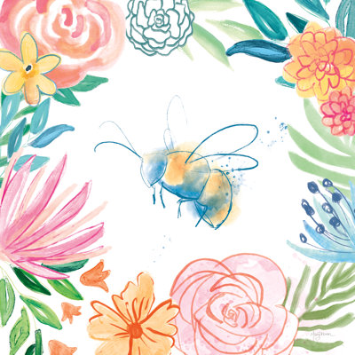 Flower Fun V by Mary Urban - Wrapped Canvas Art Prints