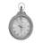Maubara Metal Pocket Watch Style Decorative Gray Wall Clock with Rope Accent
