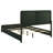 Burton Black Upholstered Eastern King Bed-1042895533