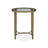 Allyance Glass Top End Table