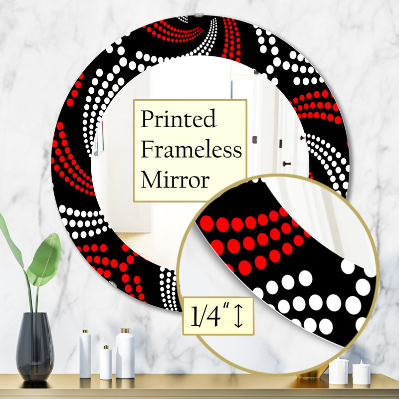 Miroir mural Obsidian Impressions 7, H 31,5 po x l po