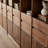 Light luxury black walnut wood bookcase