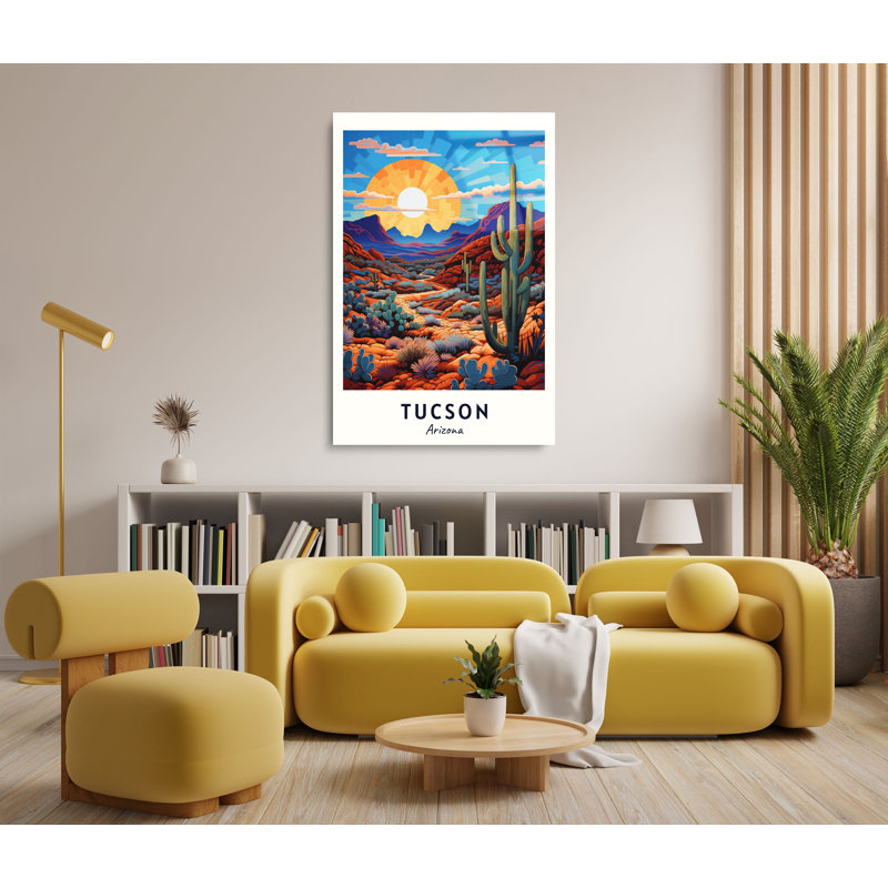 " Tucson Arizona ", 36" H x 24" W x 1" D