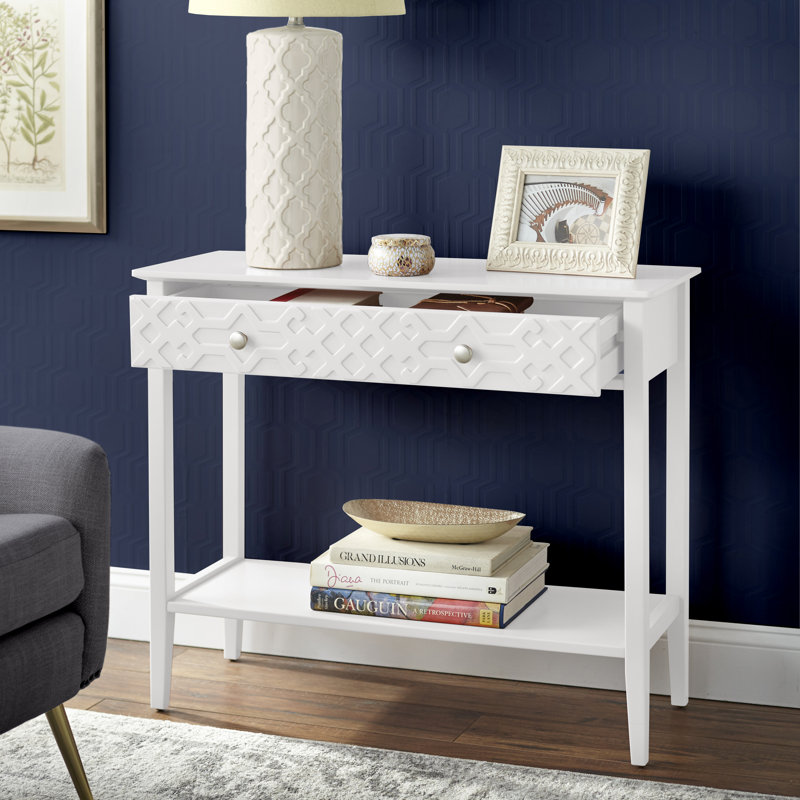 Sue 36'' Console Table, White