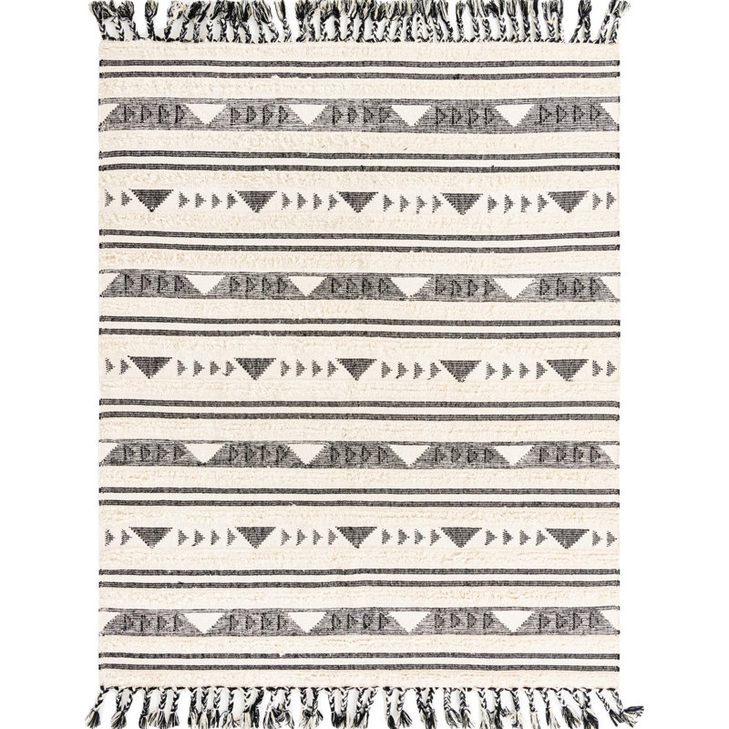 Annunciata Wool Moroccan Indoor Rug, Rectangle 8' x 10'