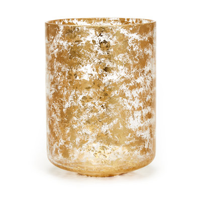 Lydia Gold Waste Basket