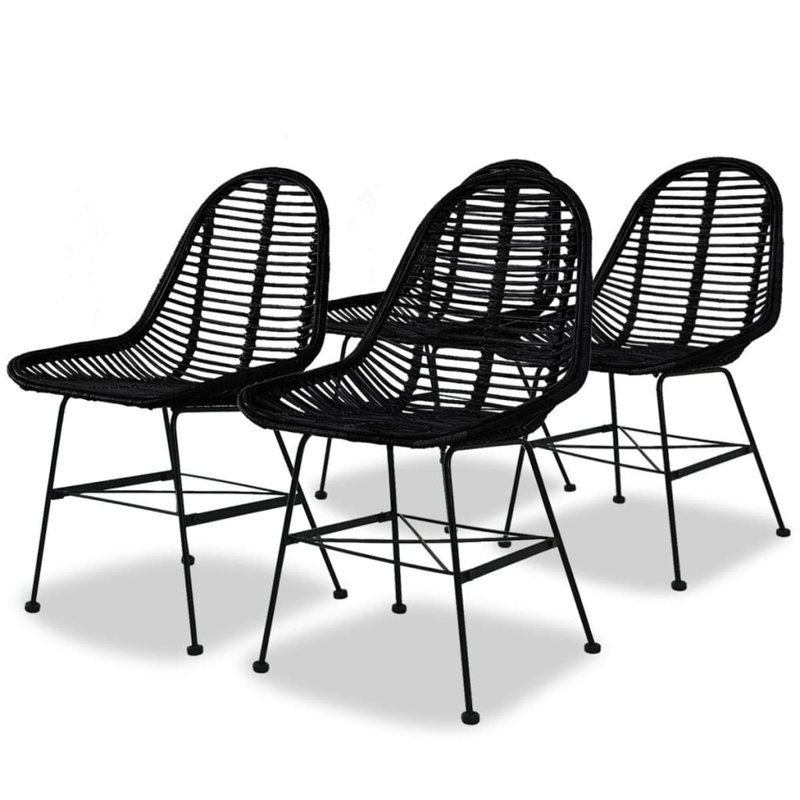 Denney 84cm H Side Chair, Black, 4
